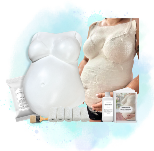 Abform - & Veredelungsset für Gipsabdruck Babybauch, 2 Größen - Atelier Body - pArts